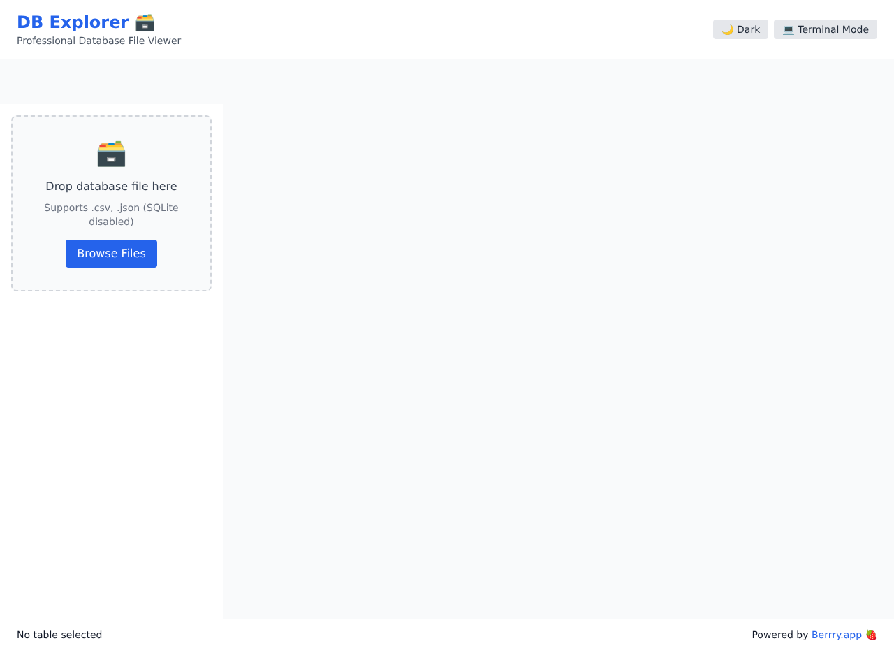 dbexplorer app