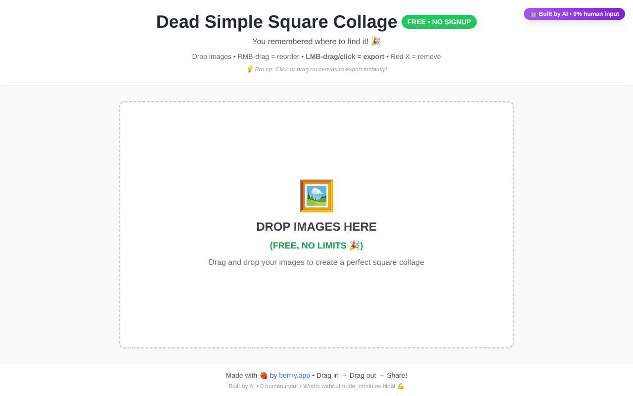 Dead Simple Collage screenshot