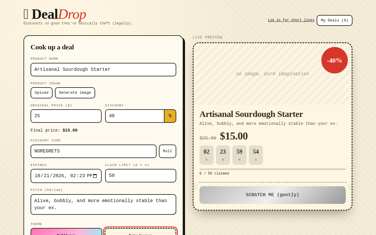 Deal Drop screenshot