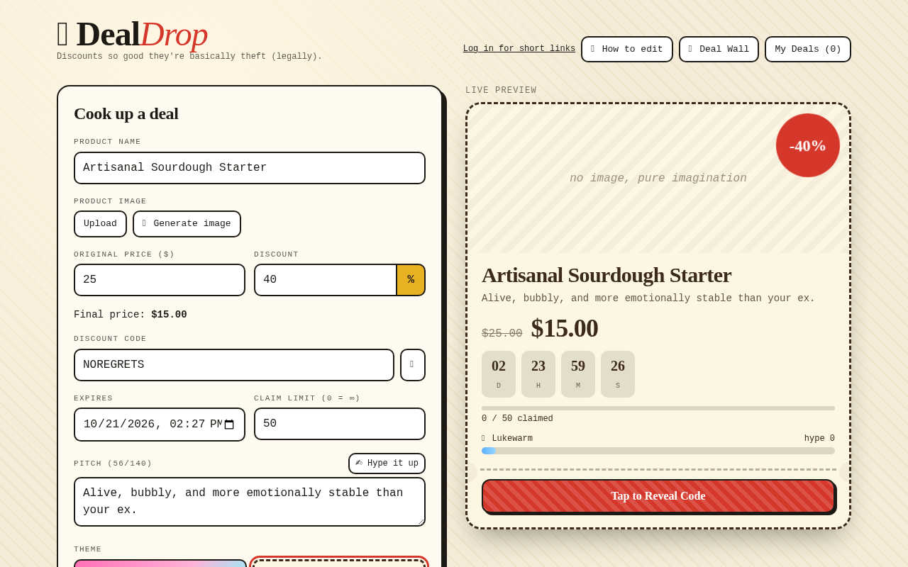 Deal Drop screenshot