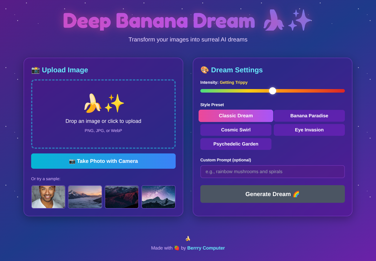 deepbananadream app