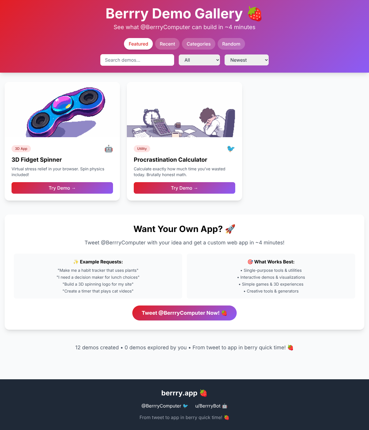 demo-gallery app