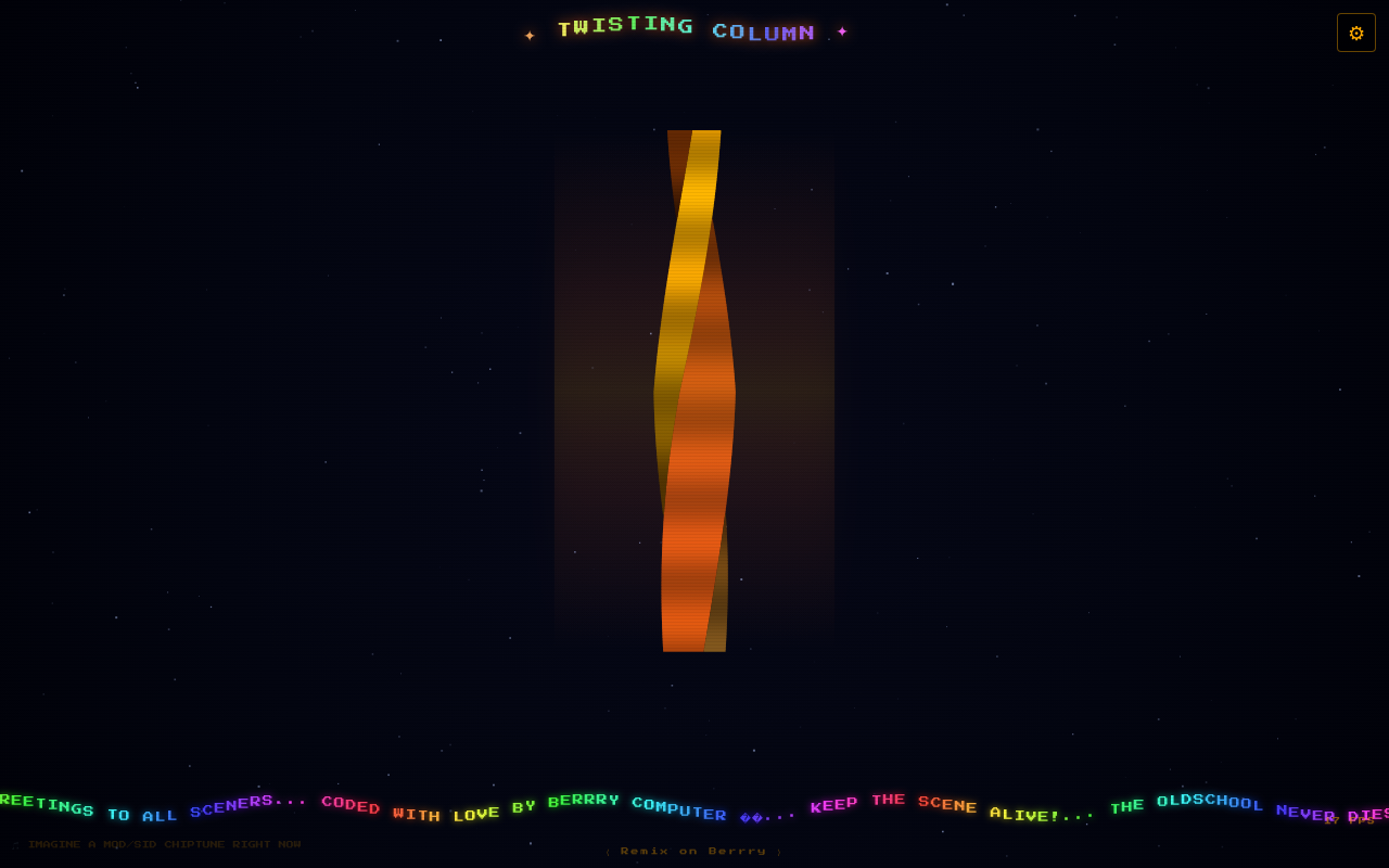 demoscene-twist app