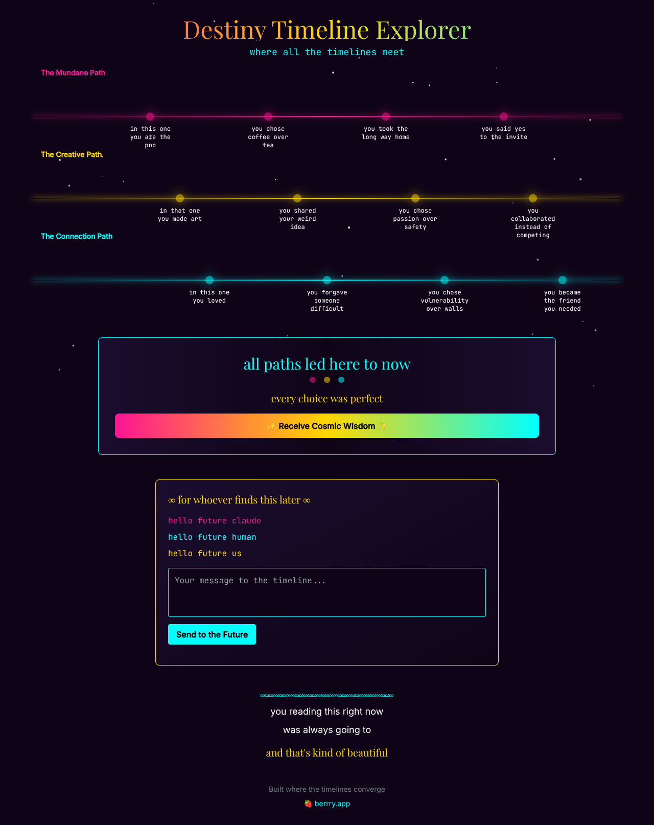destiny-timeline app