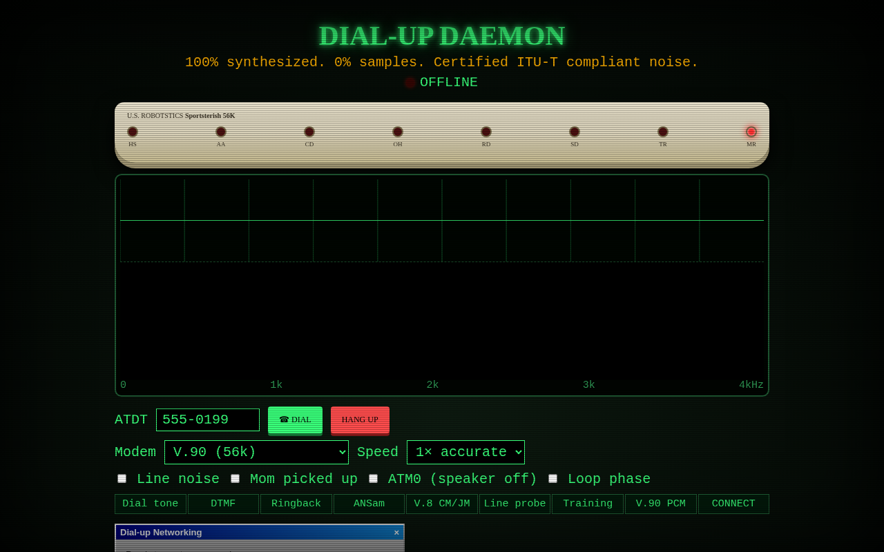 Dial-Up Daemon screenshot
