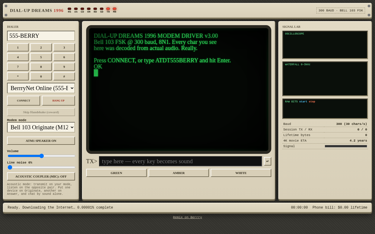 Dial-Up Dreams 1996 screenshot