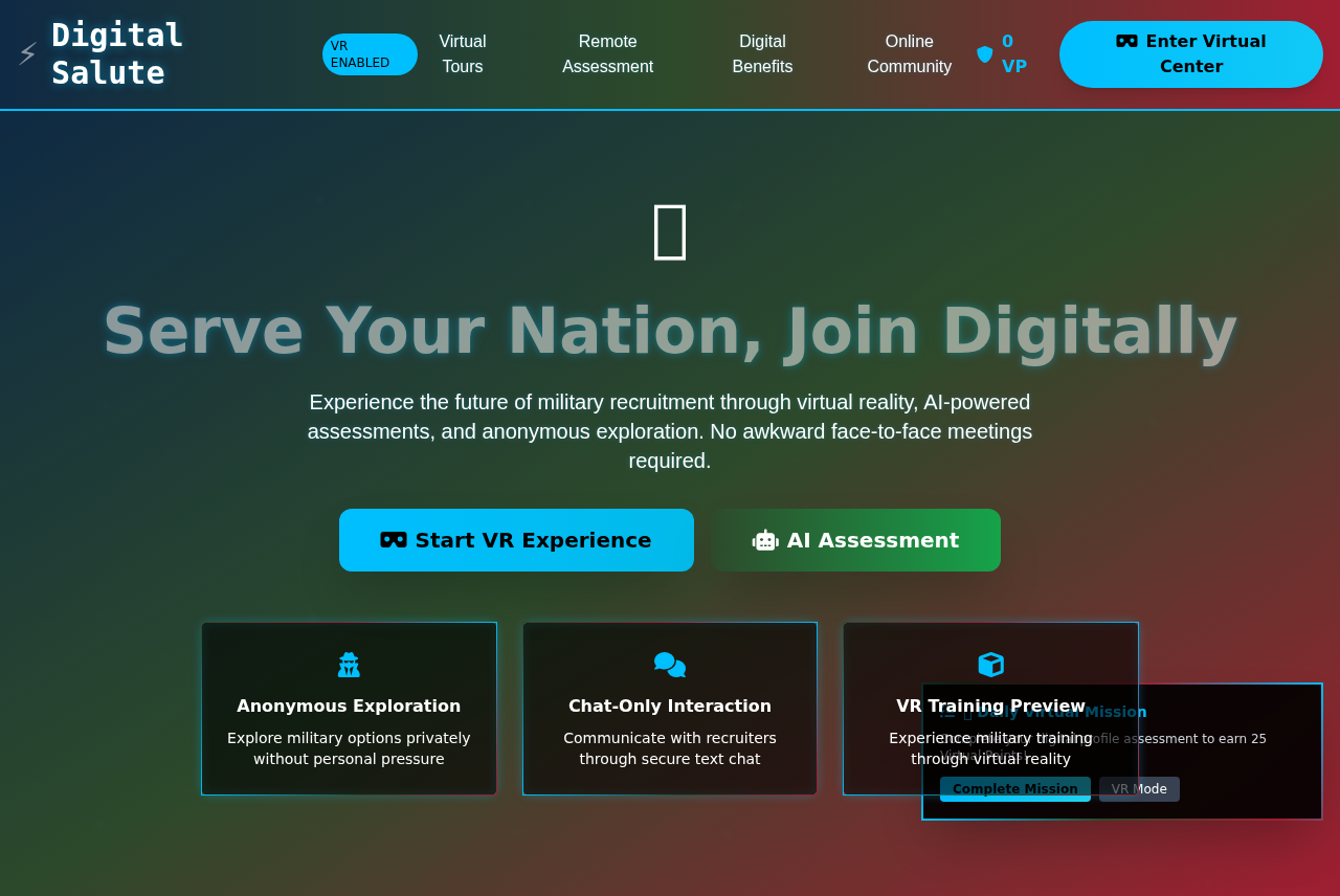 Digital Salute screenshot