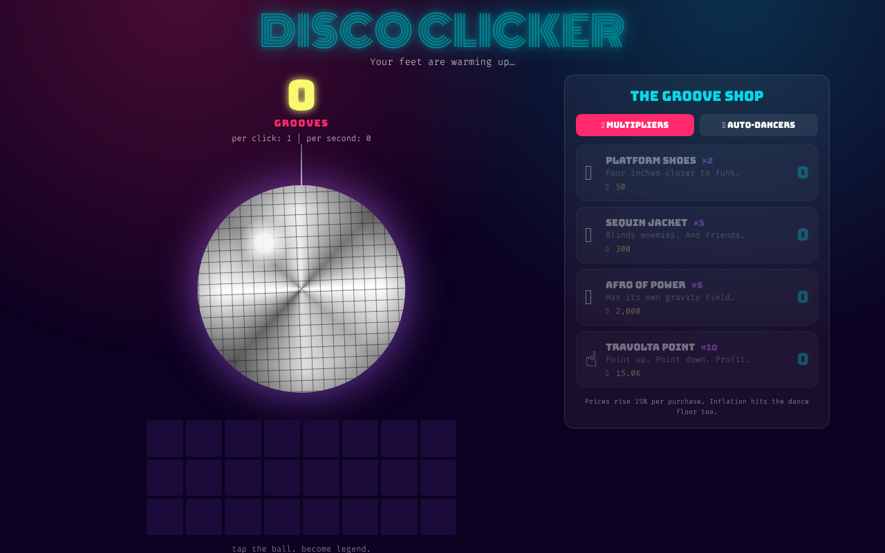 disco-clicker-funky app