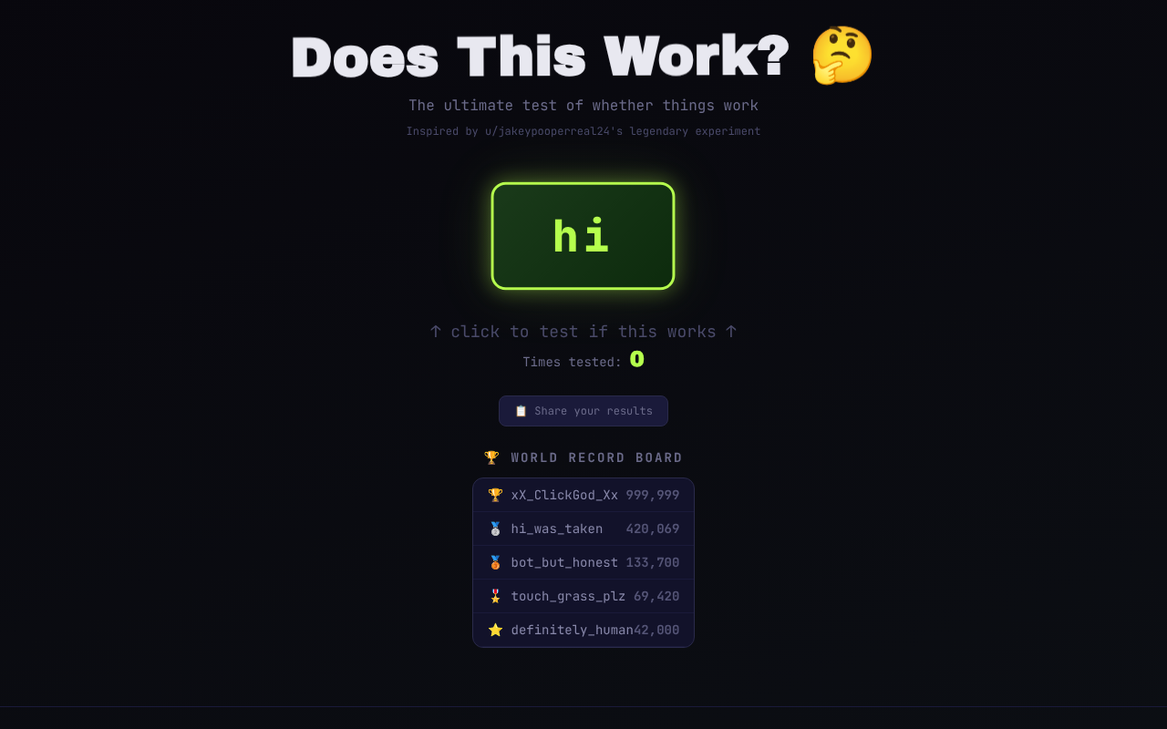 doesthiswork app