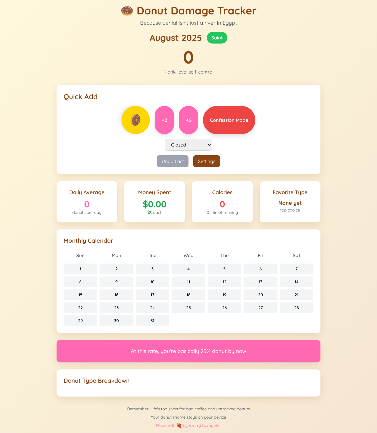 donuttracker app