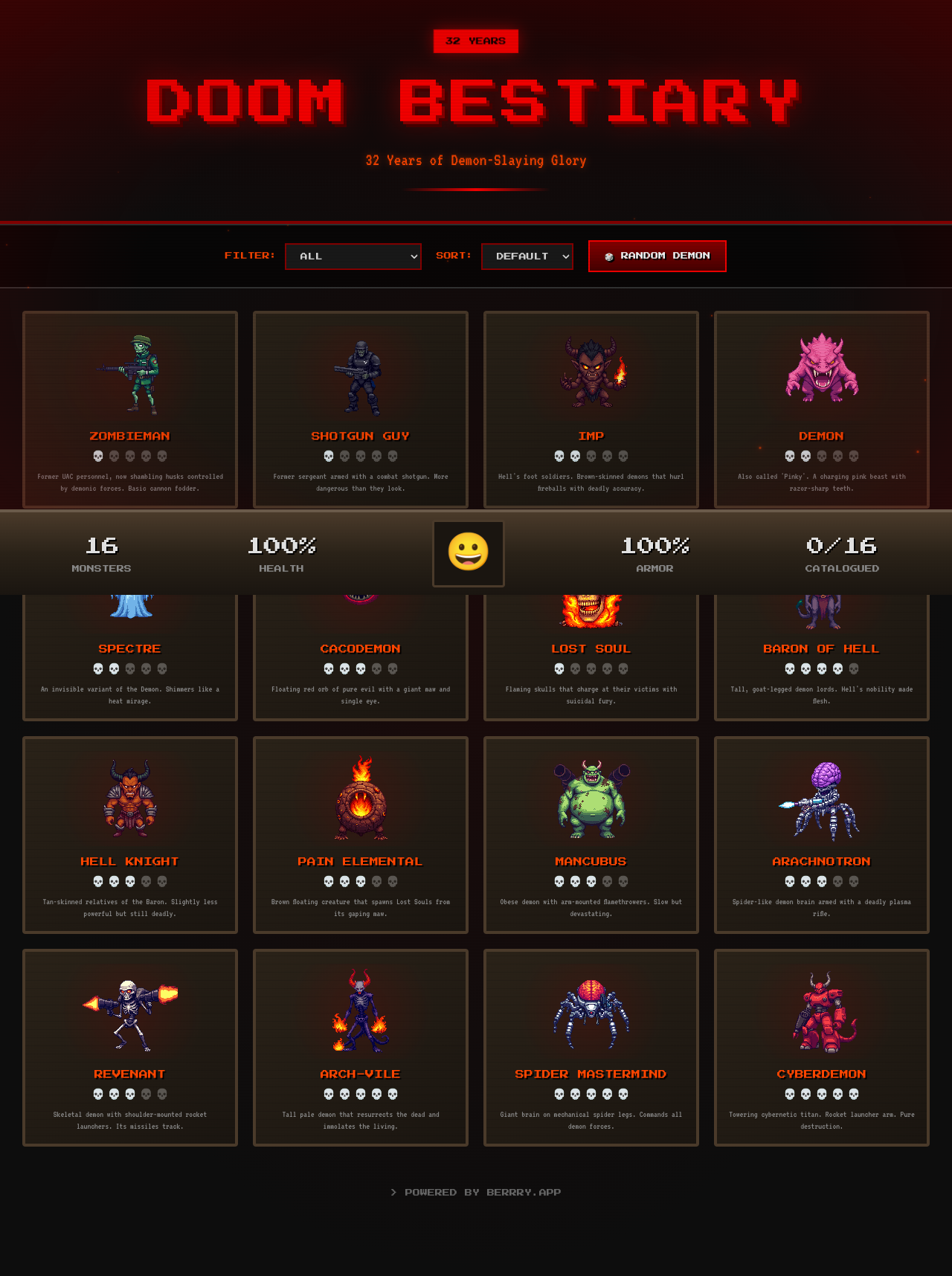 doombestiary app