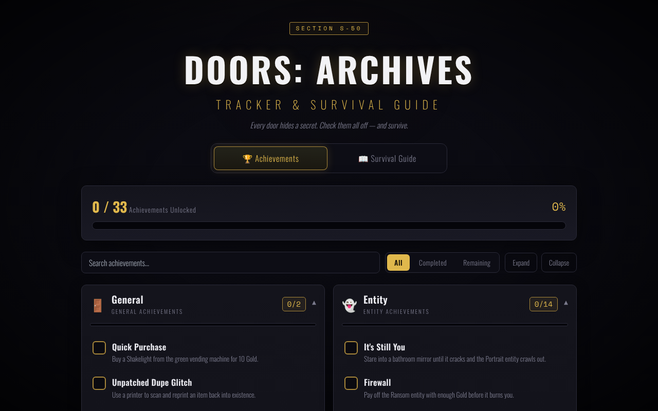 doors-archives app