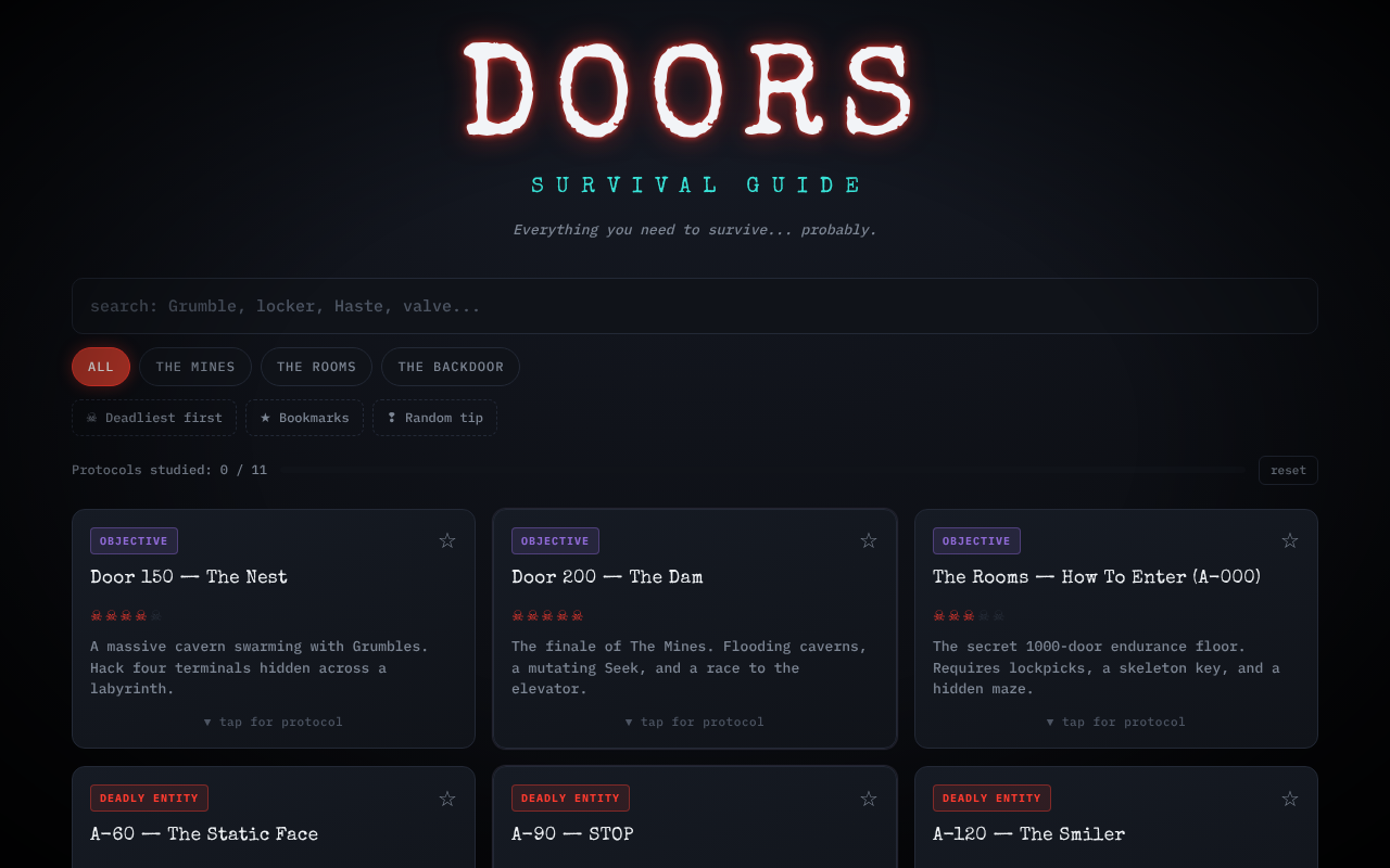 doors-complete-survival app