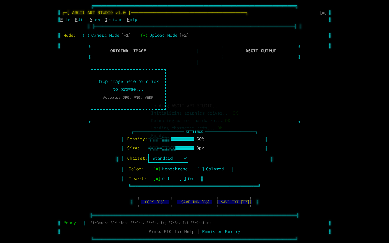 ASCII Art Studio screenshot