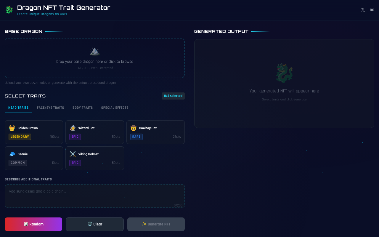 dragon-nft-gen app