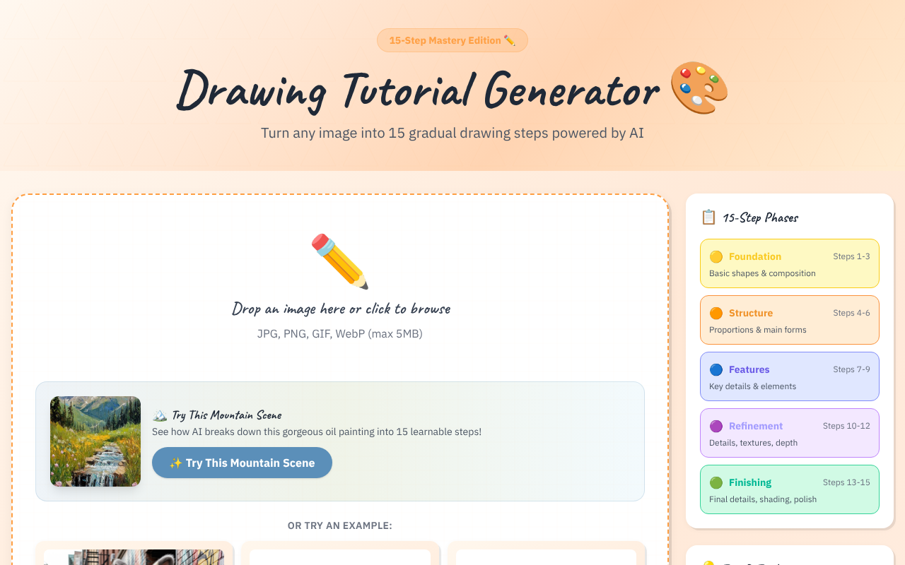 draw15steps app