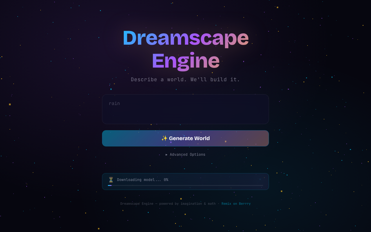 dreamscape-engine app