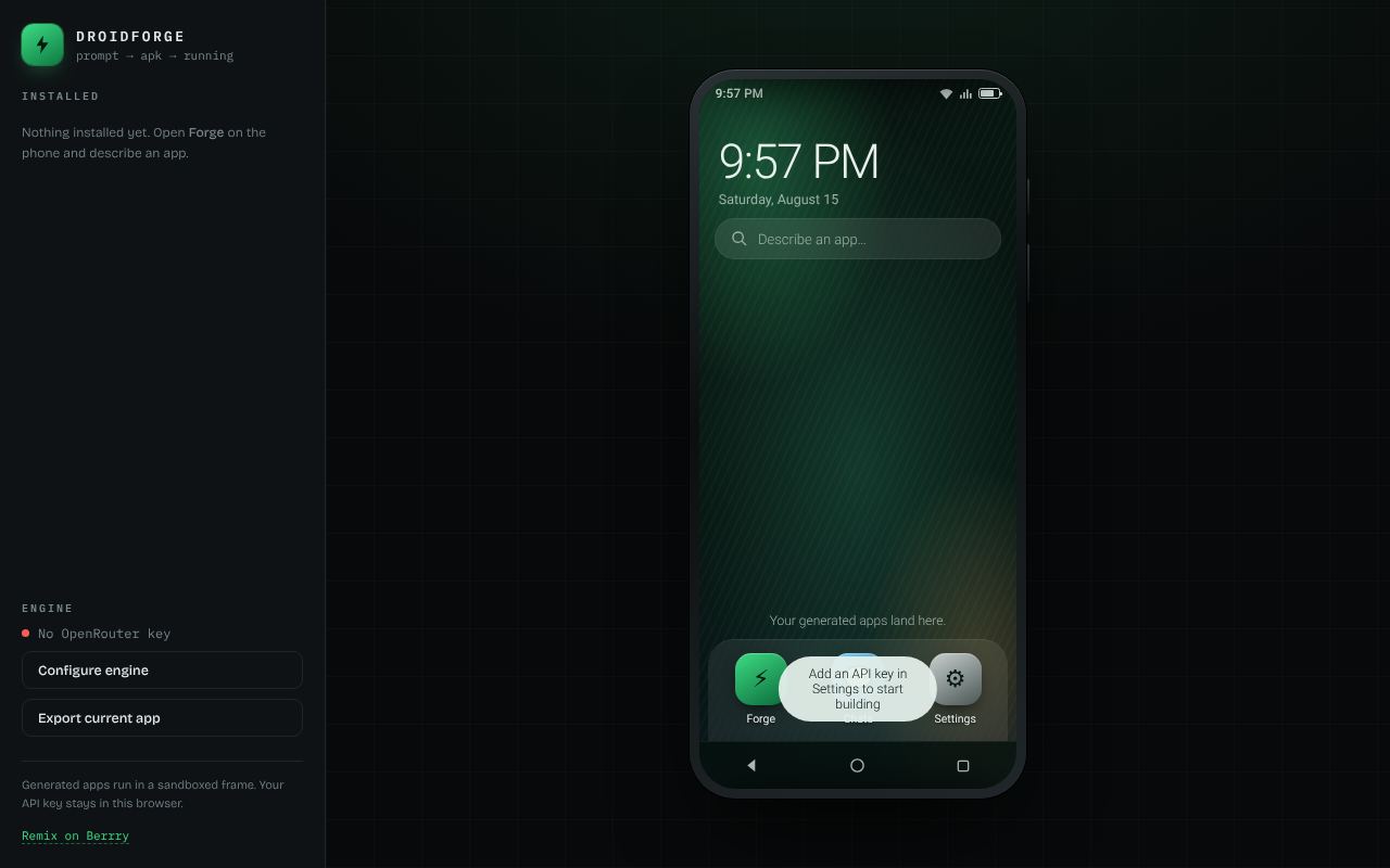 droidforge app