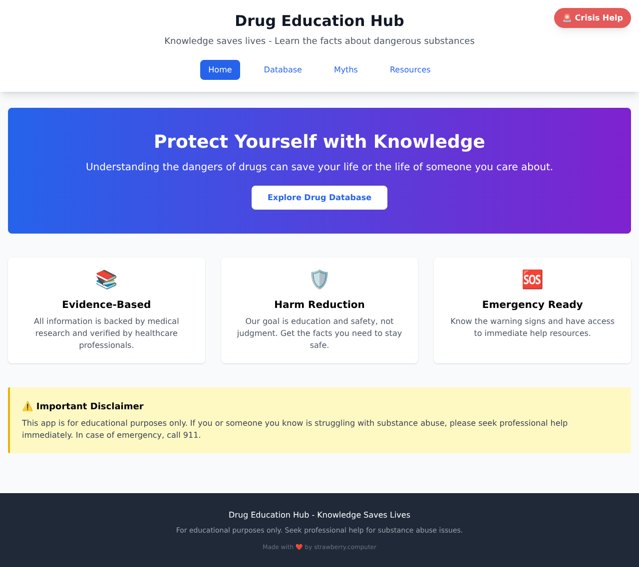 drugeducation app