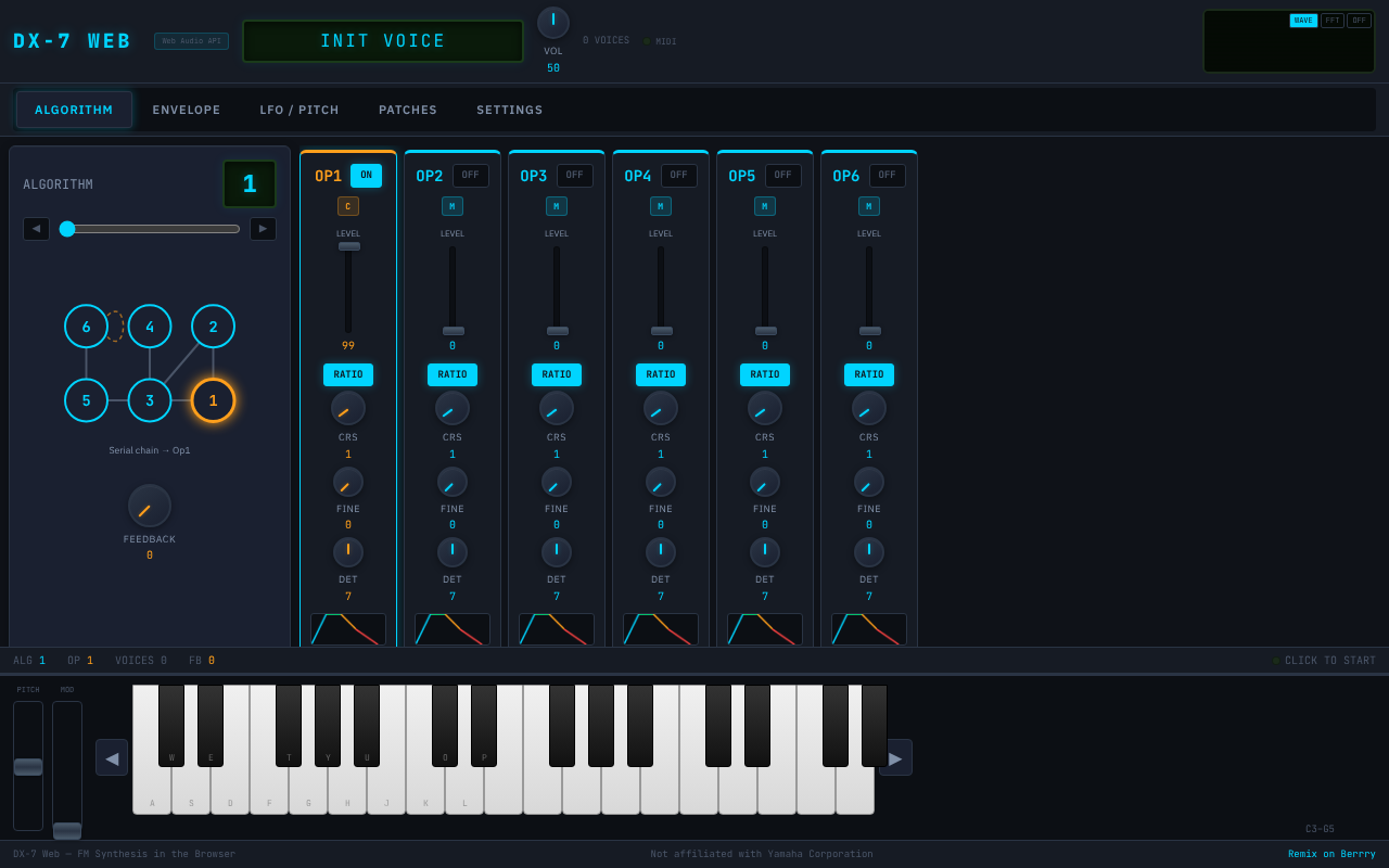 dx7web app