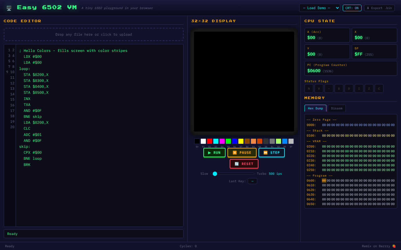 easy6502 app