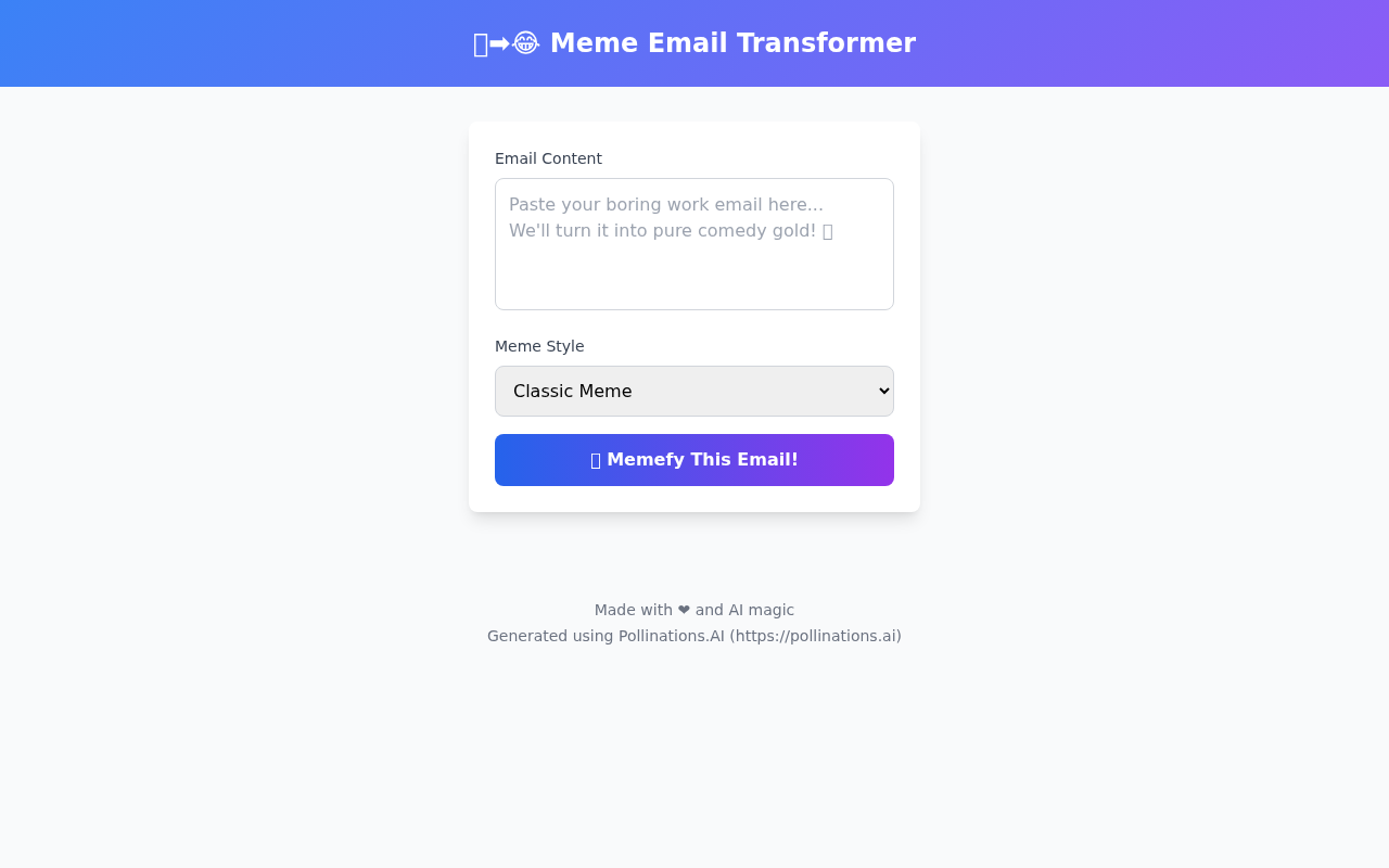 emailmeme app