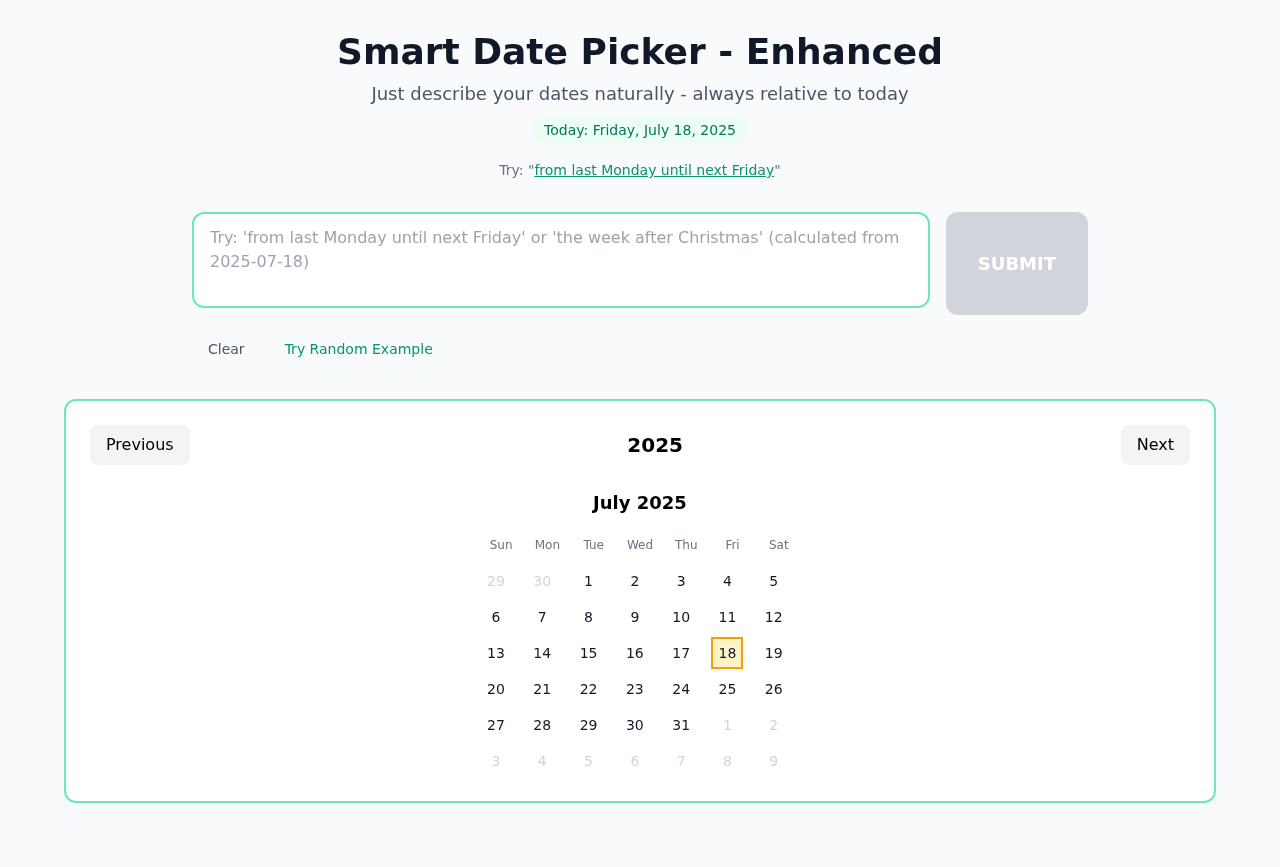 enhancedates app