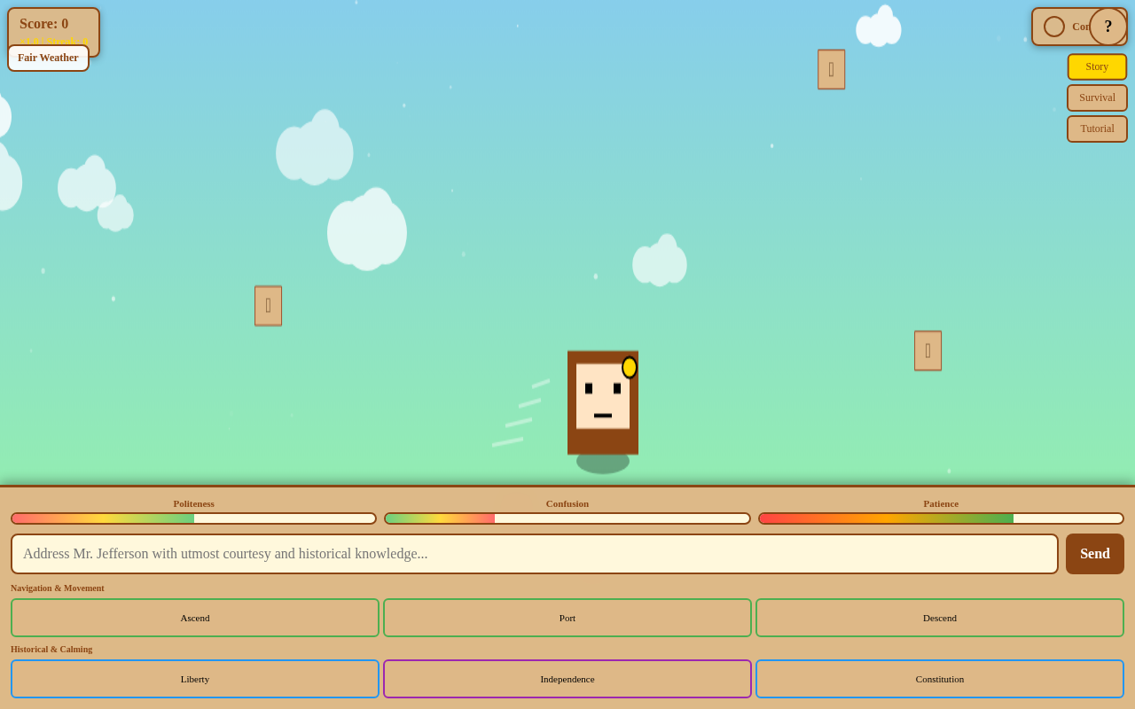 Jefferson's Flight Adventure screenshot