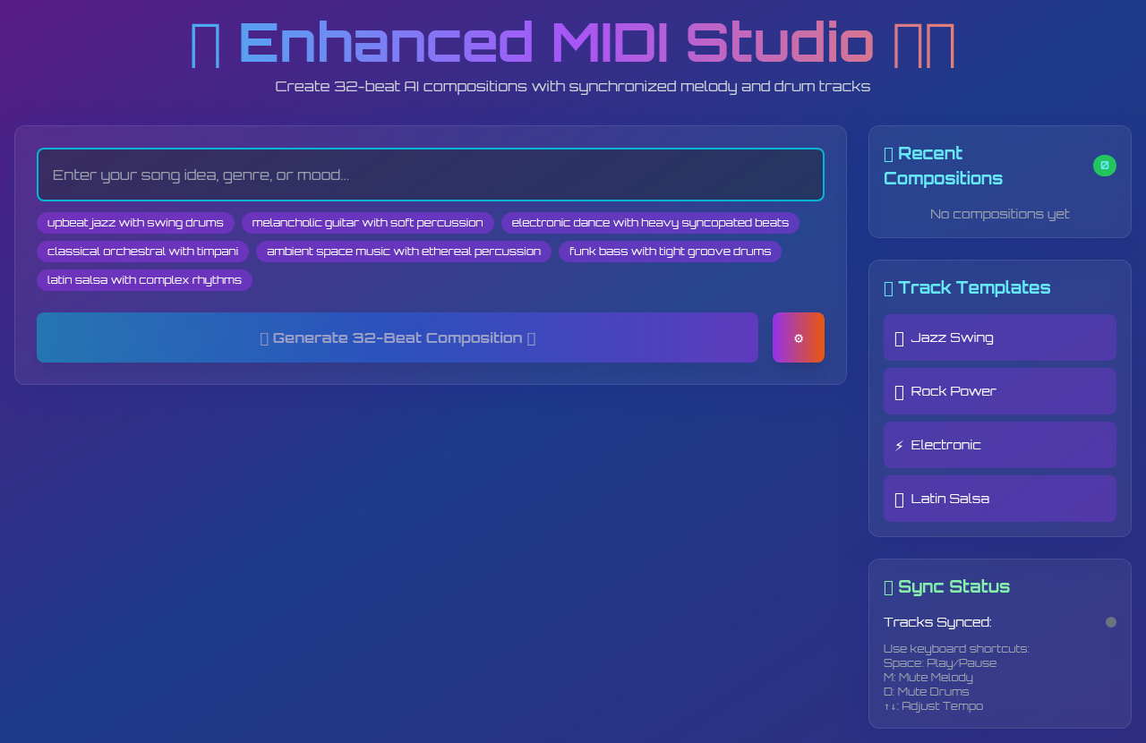 MidiMuse Studio screenshot