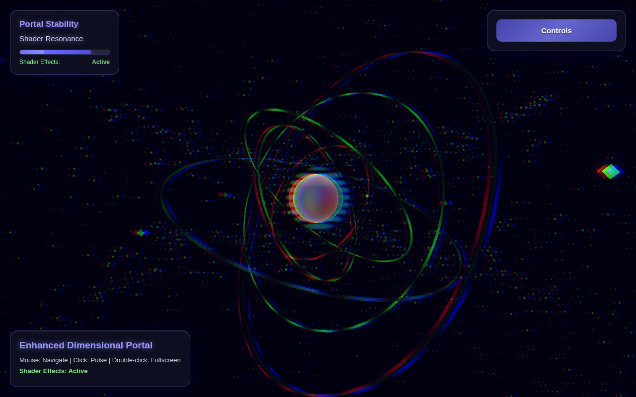 Cosmic Portal Visualizer screenshot
