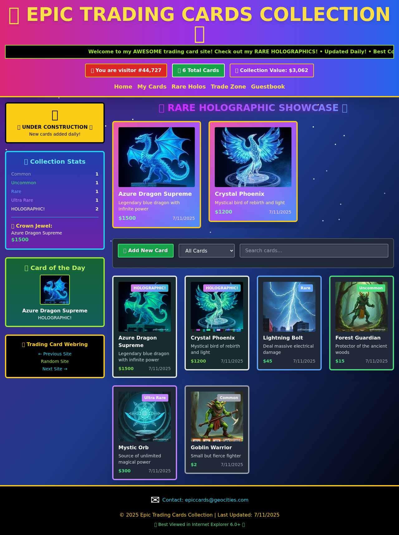 epiccards app
