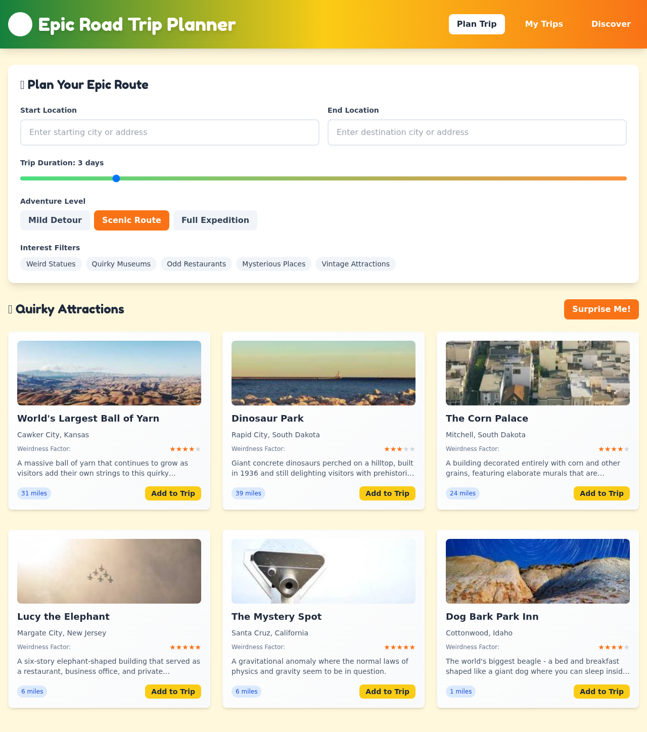 epicroadtrip app