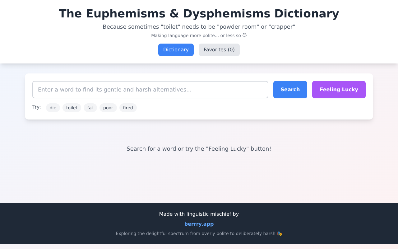 euphemisms app