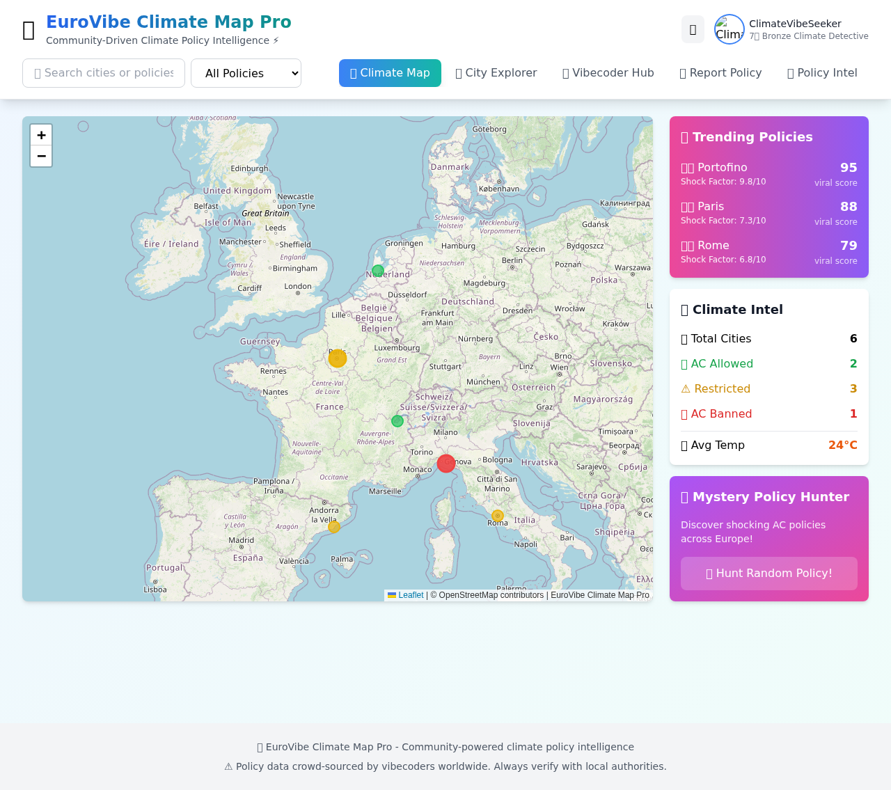 EuroVibe Climate Pro screenshot