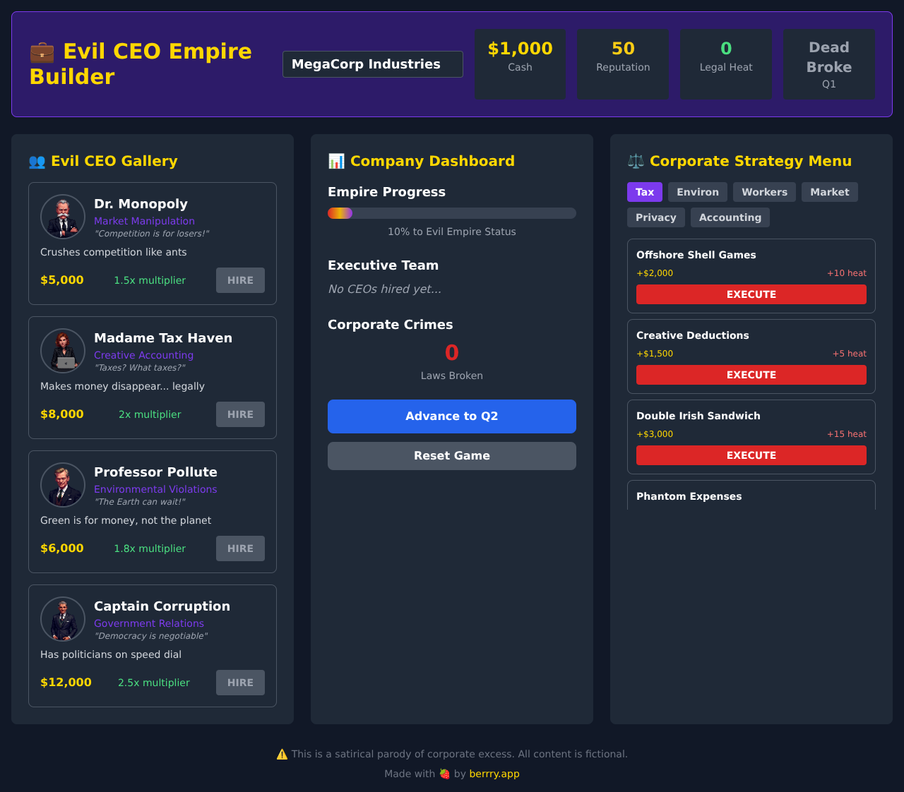 evilceo app