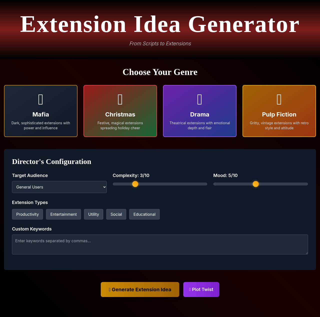 extensionidea app
