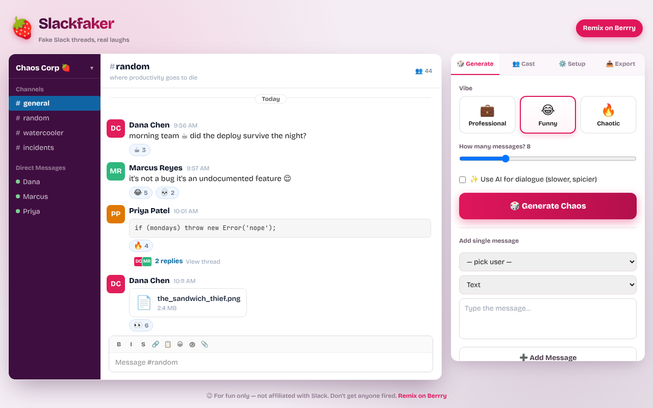 fake-slack-generator app