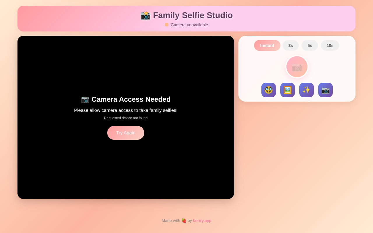 familyselfiefix app