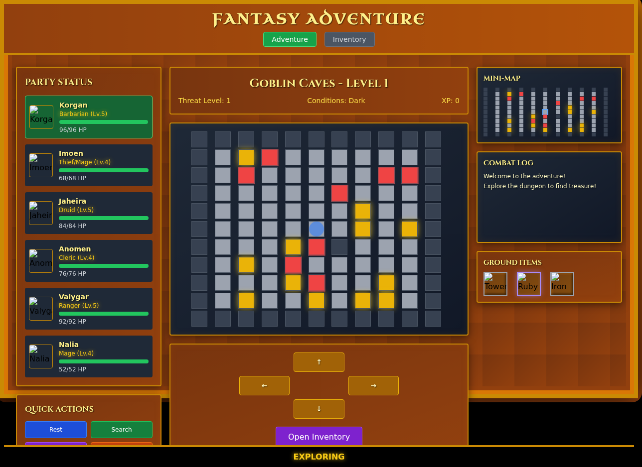 fantasyadventure app