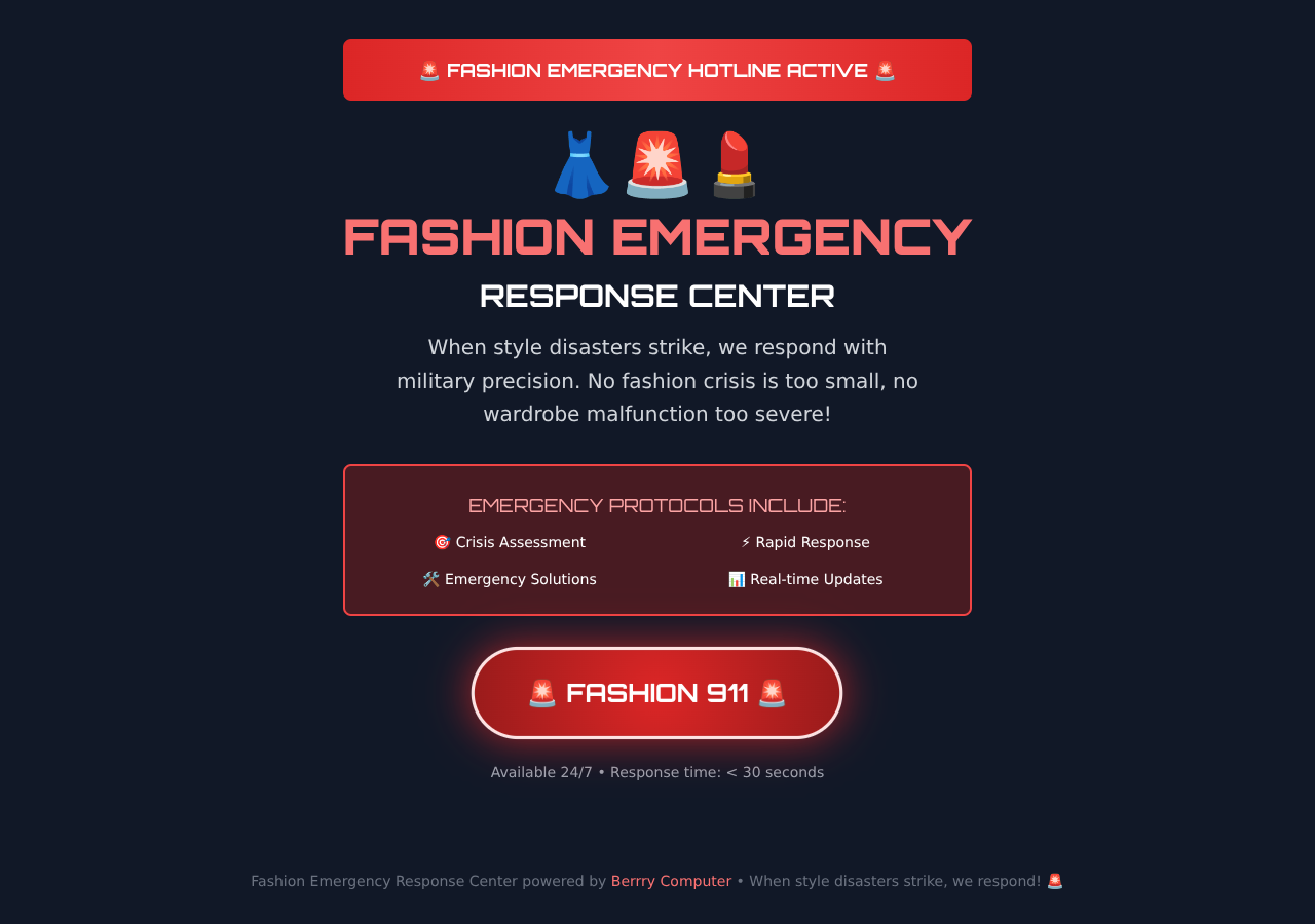 fashionemergency app