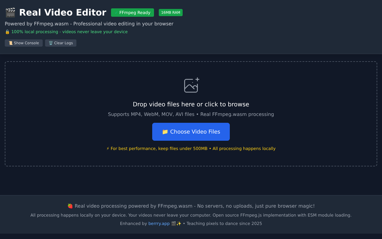 Frame Forge Video Editor screenshot