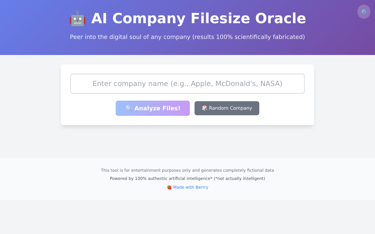 filesize-oracle app