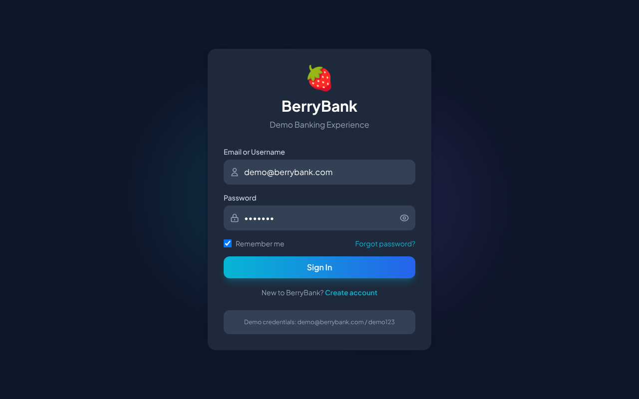 fintechdemo app