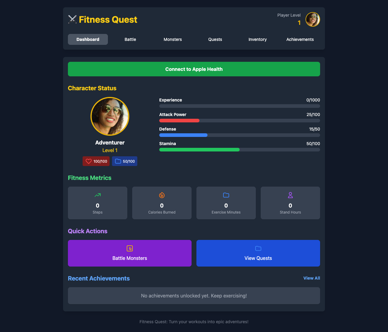 fitnessquest app