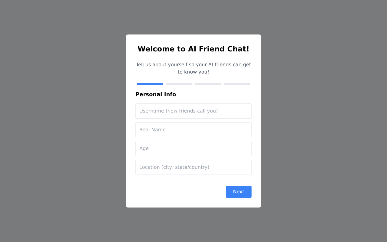 AI Friend Chat screenshot