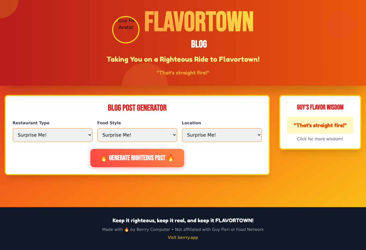 flavortown app