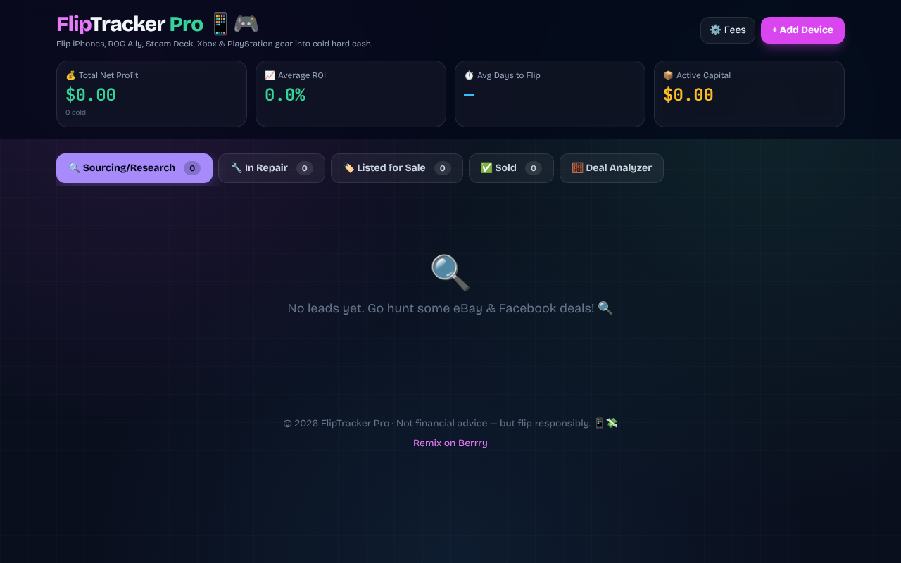 fliptracker-pro app