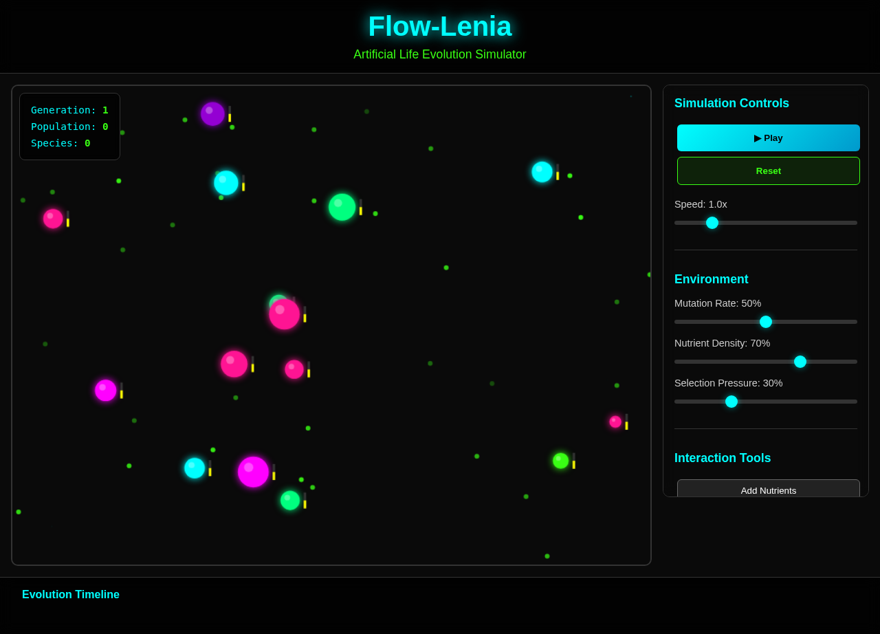 flowlenia app