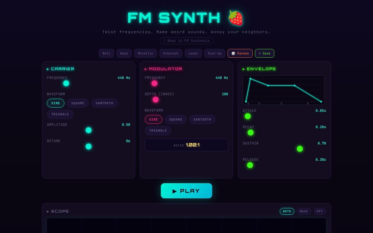 fmsynth app