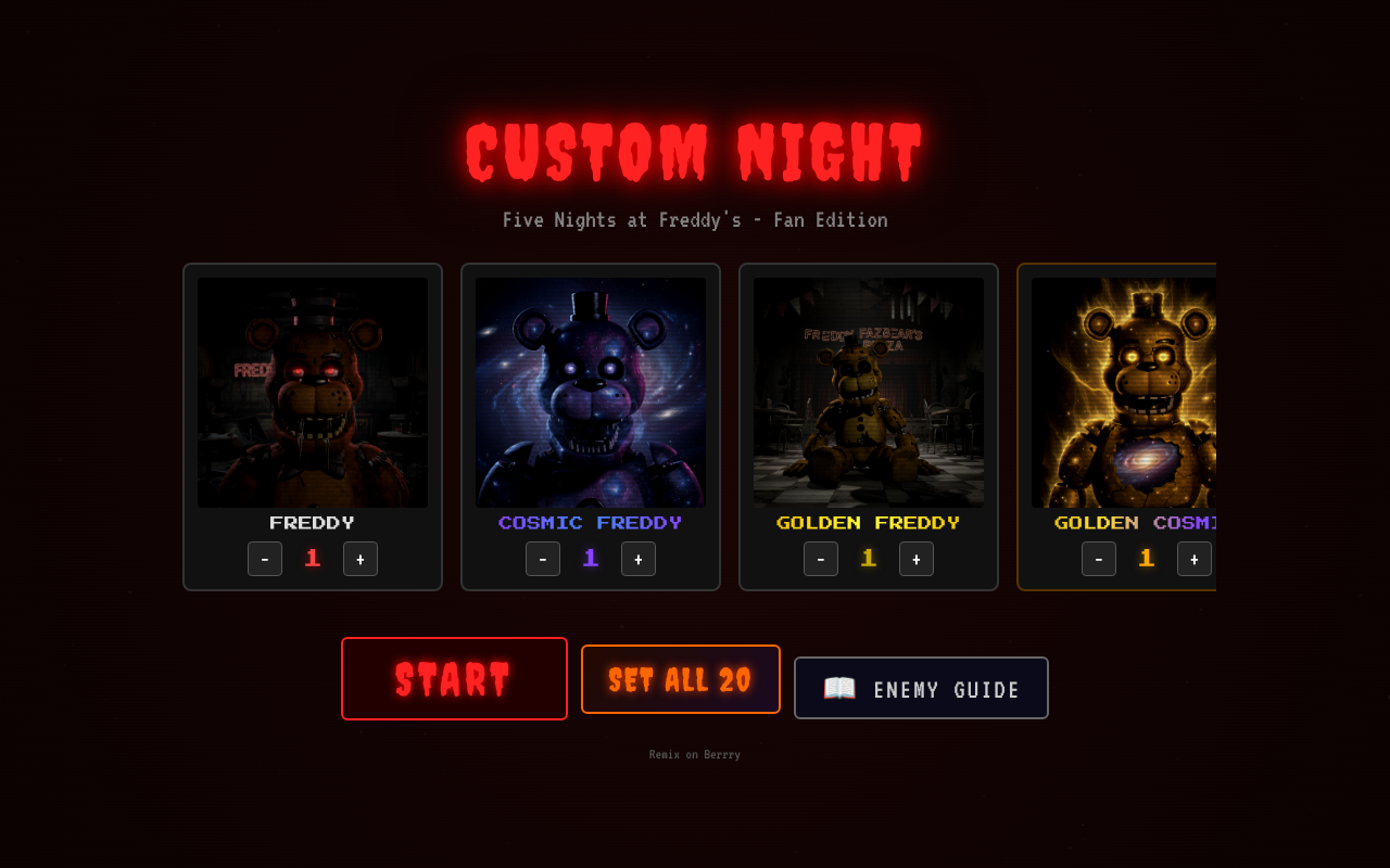 fnaf-custom-night app